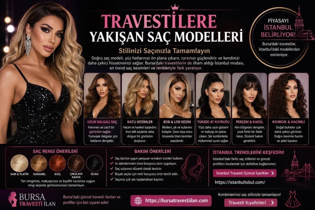 Travestilere Yakışan Saç Modelleri